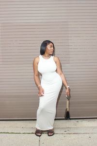 Hello Cream Dress